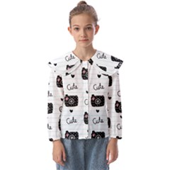 Cute-cutes Kids  Peter Pan Collar Blouse