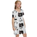 Cute-cutes Kids  Short Sleeve Tiered Mini Dress View3