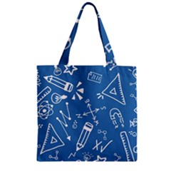 Education Zipper Grocery Tote Bag by nateshop