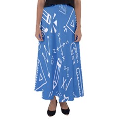 Education Flared Maxi Skirt by nateshop