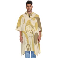 Floral Men s Hooded Rain Ponchos