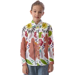 Flowers-101 Kids  Long Sleeve Shirt by nateshop