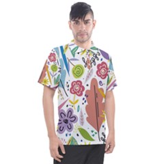 Flowers-101 Men s Polo Tee