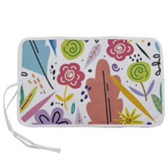 Flowers-101 Pen Storage Case (m)