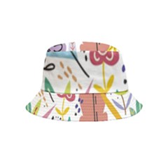 Flowers-101 Inside Out Bucket Hat (kids)