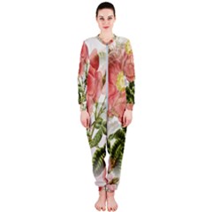 Flowers-102 Onepiece Jumpsuit (ladies) by nateshop