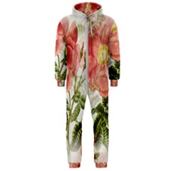 Flowers-102 Hooded Jumpsuit (men)