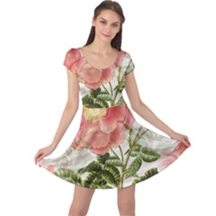 Flowers-102 Cap Sleeve Dress