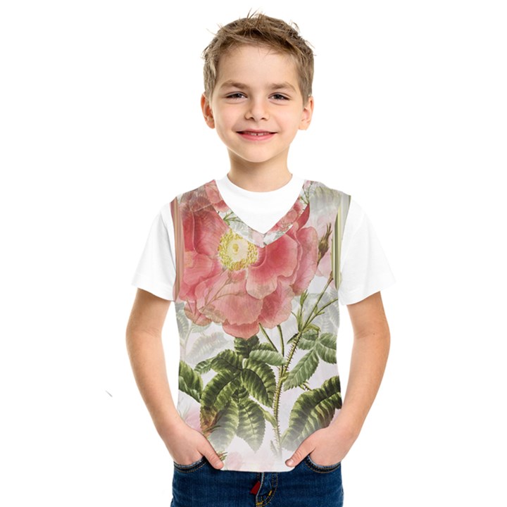 Flowers-102 Kids  Basketball Tank Top