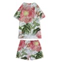 Flowers-102 Kids  Swim Tee and Shorts Set View2