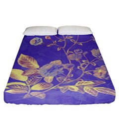 Flowers-103 Fitted Sheet (king Size) by nateshop