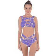 Flowers-103 Bandaged Up Bikini Set 