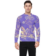 Flowers-103 Men s Long Sleeve Rash Guard