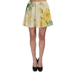 Flowers-104 Skater Skirt by nateshop