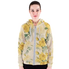 Flowers-104 Women s Zipper Hoodie by nateshop