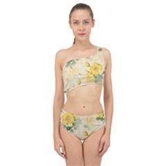 Flowers-104 Spliced Up Two Piece Swimsuit by nateshop