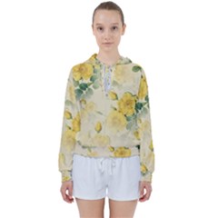 Flowers-104 Women s Tie Up Sweat by nateshop