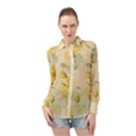 Flowers-104 Long Sleeve Chiffon Shirt View1