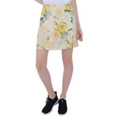 Flowers-104 Tennis Skirt by nateshop