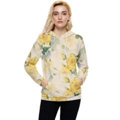 Flowers-104 Women s Lightweight Drawstring Hoodie by nateshop