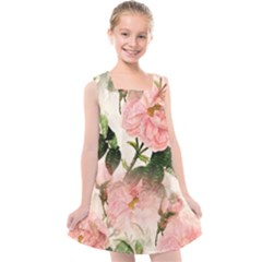 Flowers-105 Kids  Cross Back Dress by nateshop