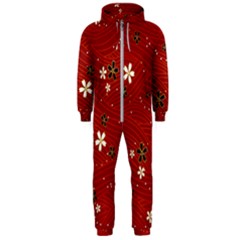 Flowers-106 Hooded Jumpsuit (men) by nateshop