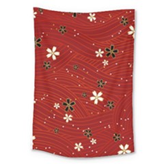 Flowers-106 Large Tapestry by nateshop