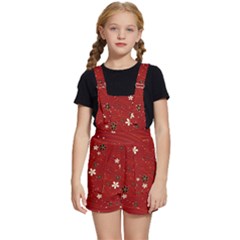 Flowers-106 Kids  Short Overalls by nateshop