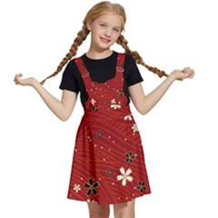 Flowers-106 Kids  Apron Dress by nateshop