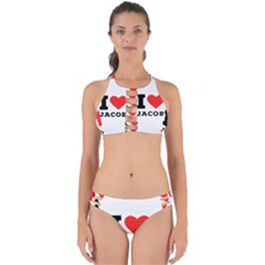 I Love Jacob Perfectly Cut Out Bikini Set by ilovewhateva