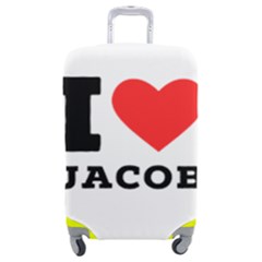 I Love Jacob Luggage Cover (medium) by ilovewhateva