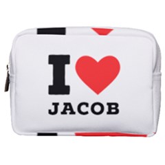 I Love Jacob Make Up Pouch (medium) by ilovewhateva