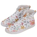 Flowers-107 Men s Hi-Top Skate Sneakers View2