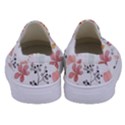 Flowers-107 Kids  Canvas Slip Ons View4