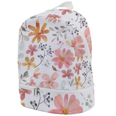 Flowers-107 Zip Bottom Backpack by nateshop