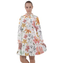 Flowers-107 All Frills Chiffon Dress by nateshop