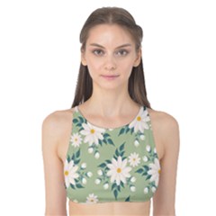 Flowers-108 Tank Bikini Top by nateshop