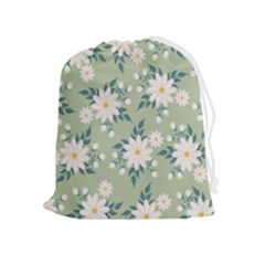 Flowers-108 Drawstring Pouch (xl) by nateshop