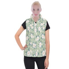 Flowers-108 Women s Button Up Vest by nateshop