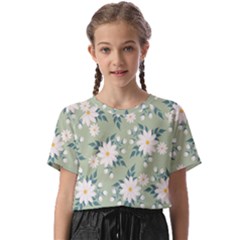 Flowers-108 Kids  Basic Tee by nateshop