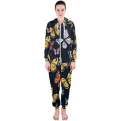 Flowers-109 Hooded Jumpsuit (ladies) by nateshop