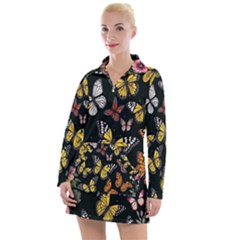 Flowers-109 Women s Long Sleeve Casual Dress by nateshop