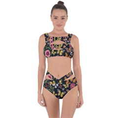 Flowers-109 Bandaged Up Bikini Set 