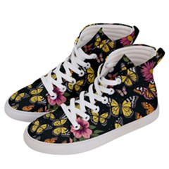 Flowers-109 Men s Hi-top Skate Sneakers by nateshop