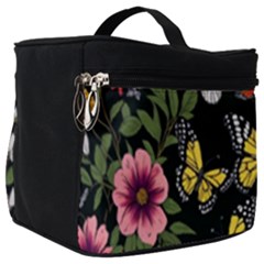 Flowers-109 Make Up Travel Bag (big) by nateshop