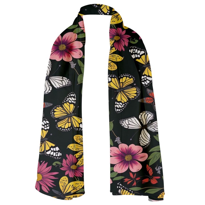 Flowers-109 Lightweight Scarf 