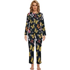 Flowers-109 Womens  Long Sleeve Lightweight Pajamas Set by nateshop