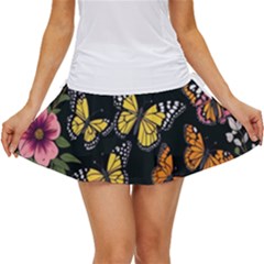 Flowers-109 Women s Skort by nateshop