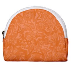 Orange-chaotic Horseshoe Style Canvas Pouch by nateshop