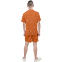 Orange-chaotic Men s Mesh Tee and Shorts Set View2